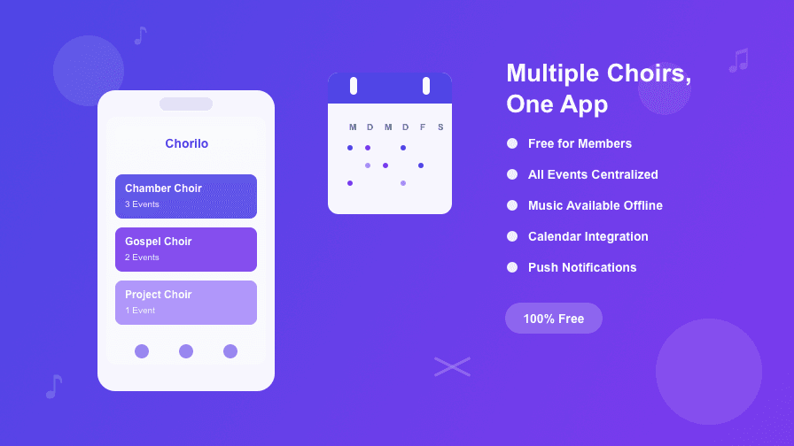 Als Mitglied in mehreren Chören organisiert bleiben
